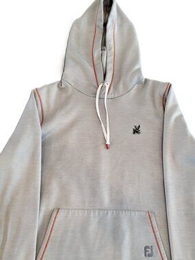 FootJoy Men's Large Gray Golf Performance Pullover Hoodie